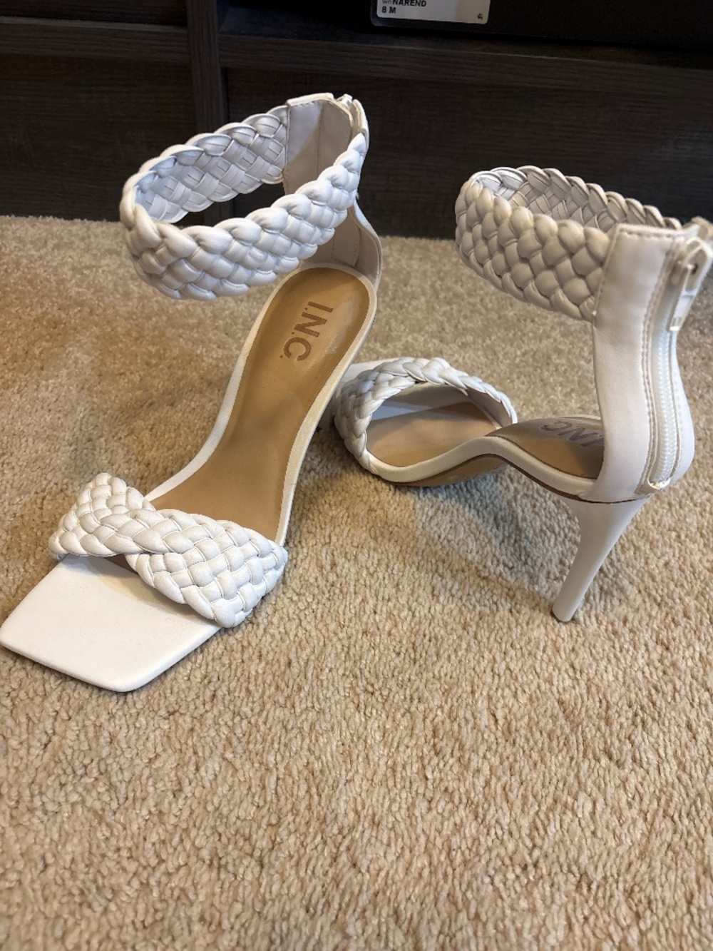 NWOT White Heels